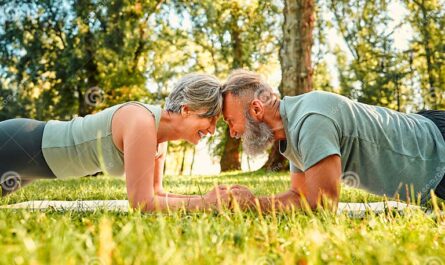 https://www.dreamstime.com/strength-endurance-concept-side-view-two-strong-people-standing-plank-position-head-to-looking-each-other-partners-image339102928